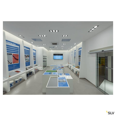 KADUX 2 ES111, patrat, albalb mat, max. 2x50W