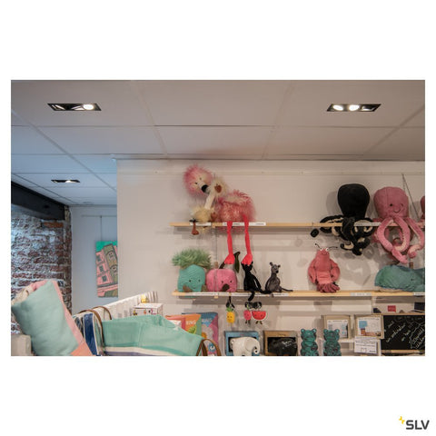 KADUX  LED Triple DL Set 3000K38°, negru mat