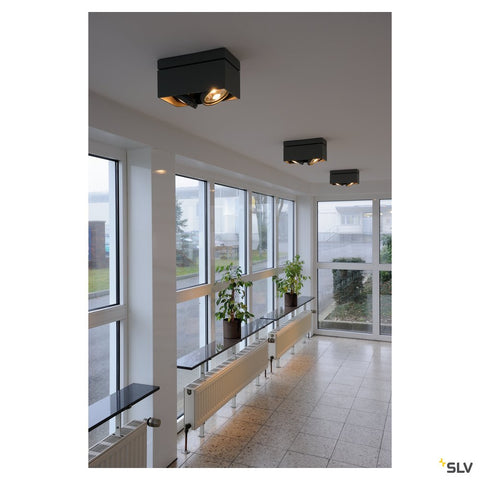 KARDAMOD SURF.SQ. 2xGU10,negrumax. 2x75W, patrat