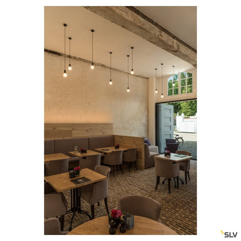 Rozeta suspensie, 1iesire,negru.rotund, incl. Disp.detens.