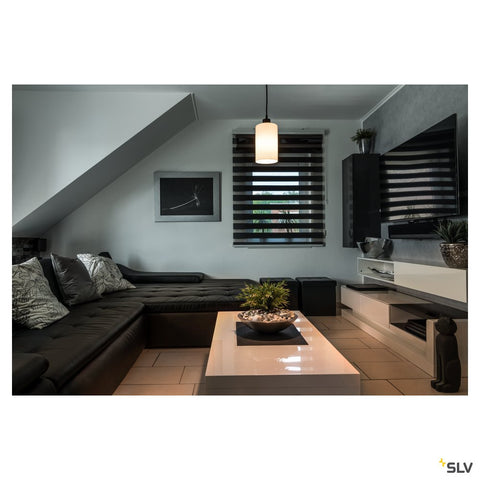 Rozeta suspensie, 1iesire,negru.rotund, incl. Disp.detens.