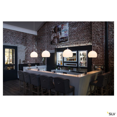 Rozeta suspensie, 1iesire, albrotund, incl. Disp.detens.