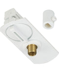 EUTRAC 1-faze track adaptor, alb incl. mounting accessory