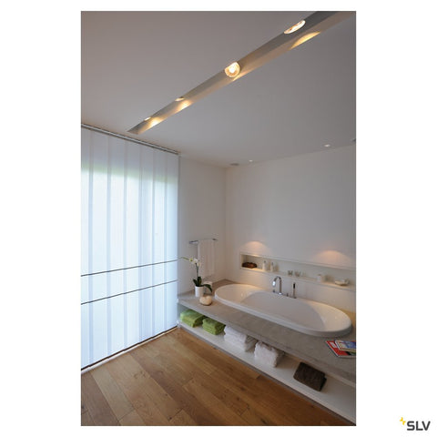 PURI lampă cap pt 1-faze track, gri argintiu