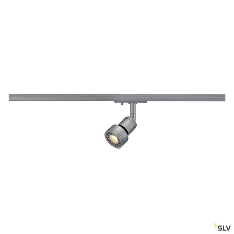 PURI lampă cap pt 1-faze track, gri argintiu