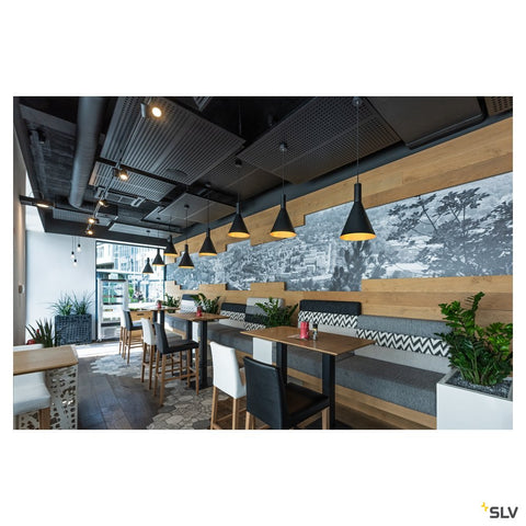 PHELIA 3 E27 max. 23W 230V negru/auriu