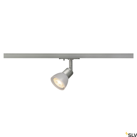 PURIA SPOT, silvergrey, GU10, max. 50W, incl. 1-faze adaptor