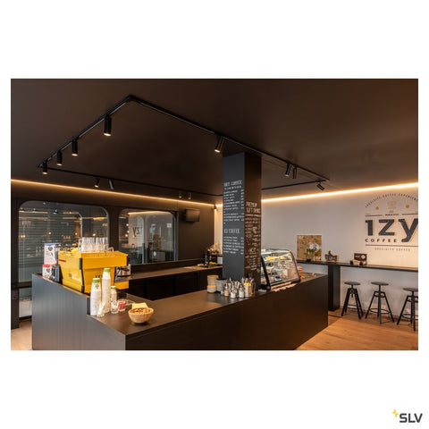 HELIA 50 LED,35° 3000K,negruproiector,incl.1P adaptor