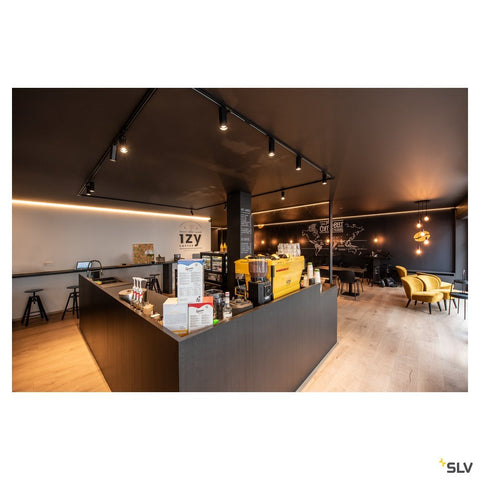 HELIA 50 LED,35° 3000K,negruproiector,incl.1P adaptor