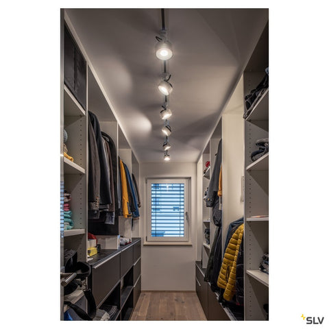 KALU TRACK LEDDISK SPOT, white , 3000K, incl. 1-faze adaptor