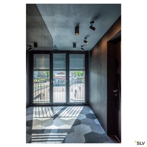 PLASTRA, CL-1, pătrat, ghips alb, GU10, max. 35W