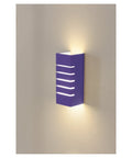 Aplică GL 100 SLOT, pătrat, gips alb, E14, max. 40W