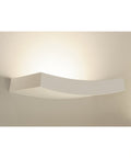 Aplică  GL 102 CURVE, gips alb, R7s 78mm, max. 100W