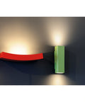 Aplică  GL 102 CURVE, gips alb, R7s 78mm, max. 100W