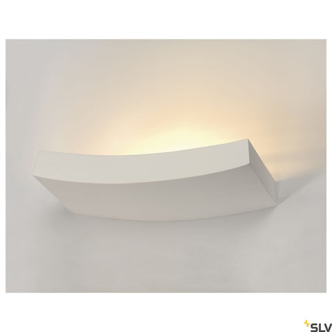 Aplică  GL 102 CURVE, gips alb, R7s 78mm, max. 100W