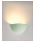 Aplica, GL 101 E14, semirotund, alb plaster, max. 40W