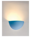 Aplica, GL 101 E14, semirotund, alb plaster, max. 40W