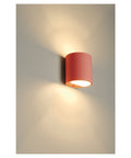 PLASTRA wall lamp, GL 104 ROUND, white plaster, G9, max. 42W