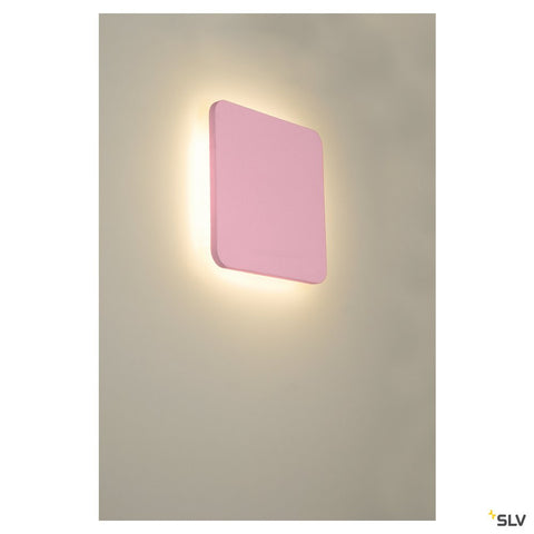 PLASTRA patrat lampa perete,