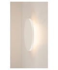 PLASTRA,rosuund,alber Gips,Ø30cmlampa de perete,LED,3000K