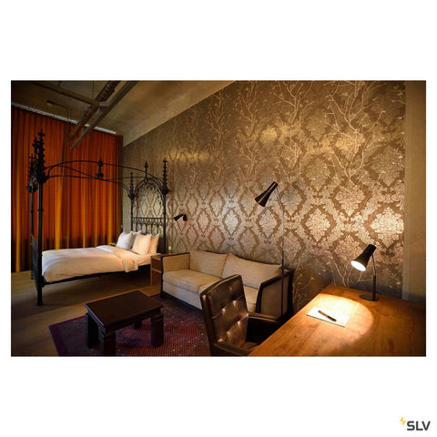 PHELIA,lampa perete,negru