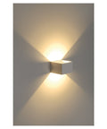 LOGS în wall lamp, square, white, 5W LED, 3000K