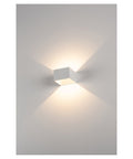 LOGS în wall lamp, square, white, 5W LED, 3000K