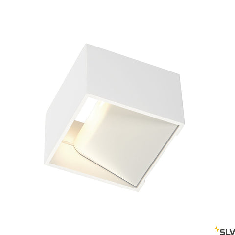 LOGS în wall lamp, square, white, 5W LED, 3000K