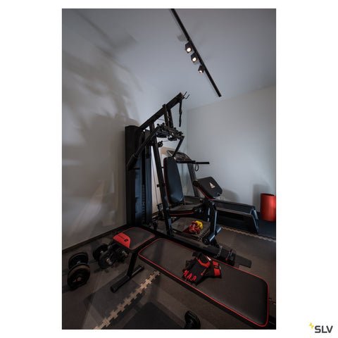 ALTRA DICE SPOT, pătrat,negru ,GU10, max. 50W, 3-ph.adaptor