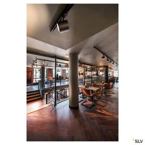 ENOLA_C 9 SPOT, circ, negru, 9W, 3000K, 55°, 3-ph.adaptor