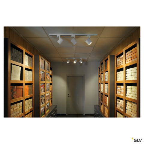 ENOLA_C 9 SPOT, circular, alb, 9W, 3000K, 55°, 3-ph.adaptor