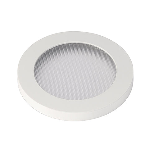 DECORATIVE RING cu difuzor striat ENOLA_C, circular,alb