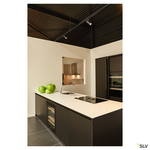 HELIA 50 LED,35° 3000K,negruproiector,incl.3P adaptor