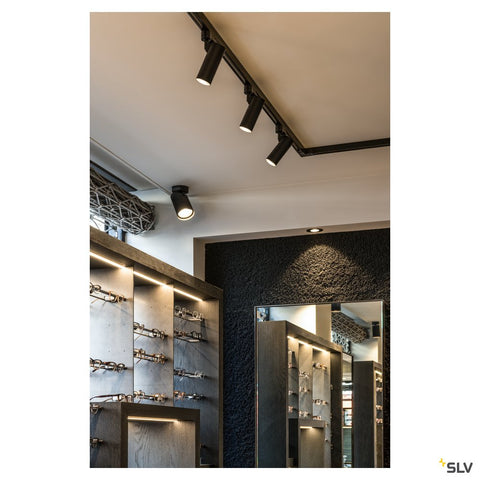 HELIA 50 LED,35° 3000K,negruproiector,incl.3P adaptor