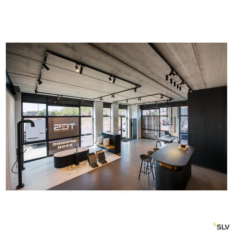 HELIA 50 LED,35° 3000K,negruproiector,incl.3P adaptor