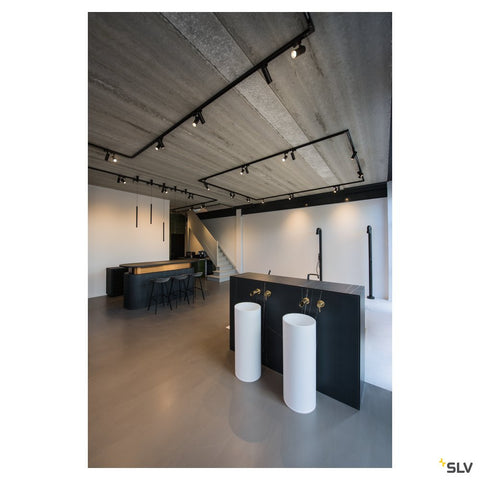 HELIA 50 LED,35° 3000K,negruproiector,incl.3P adaptor