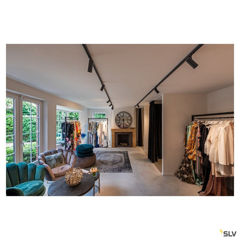 HELIA 50 LED,35° 3000K,negruproiector,incl.3P adaptor