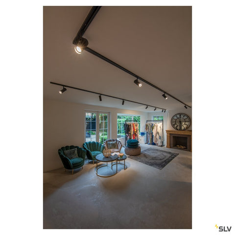 HELIA 50 LED,35° 3000K,negruproiector,incl.3P adaptor