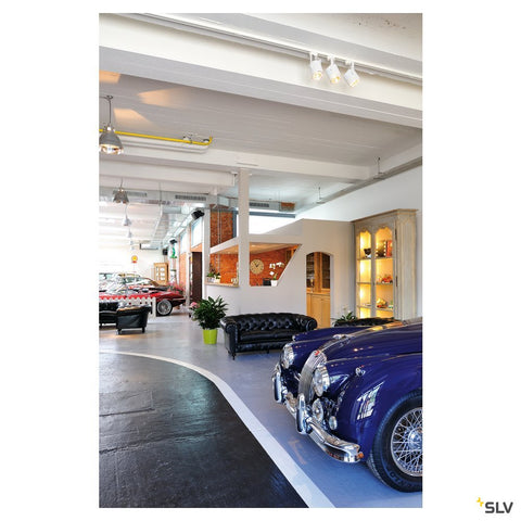 EURO SPOT ES111, cu 3-faze adaptor, alb