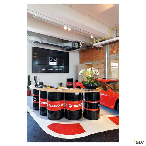 EURO SPOT ES111, cu 3-faze adaptor, alb