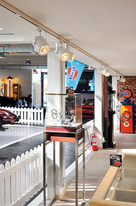 EURO SPOT ES111, cu 3-faze adaptor, alb