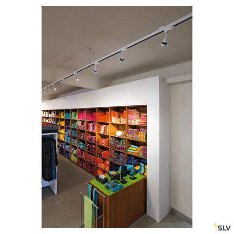 PURI spot şină, alb, GU10, max. 50W, incl. 3P.-adaptor