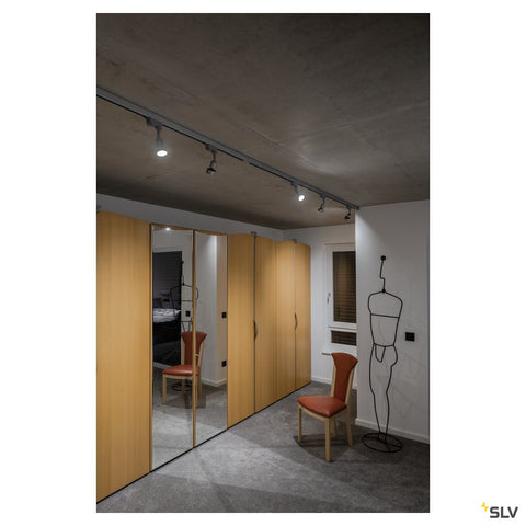 PURI spot sina, gri argint, GU10, max. 50W, incl. 3P.-adap