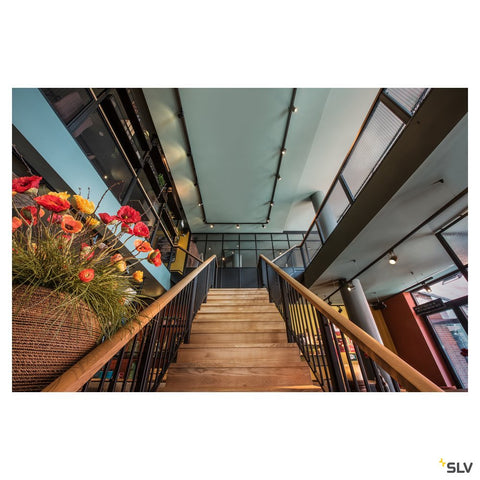 Spot EURO SPOT GU10, max. 25W, incl adaptor 3P, negru