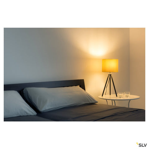 FENDA E27 lampa de masa,negru matc