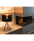 FENDA E27 lampa de masa,negru matc