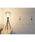 FENDA E27 lampa de masa,negru matc