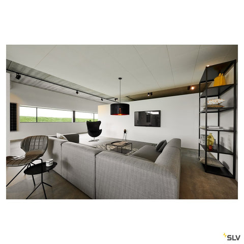 FENDA abajur,negru/aramiu,Ø70cm