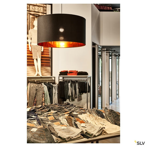 FENDA abajur,negru/aramiu,Ø70cm