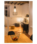 FENDA E27 lampa de masa,negru matc